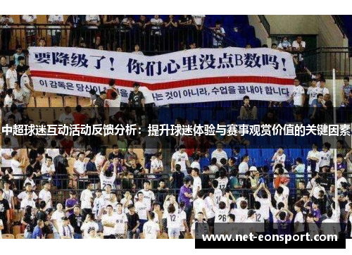 中超球迷互动活动反馈分析：提升球迷体验与赛事观赏价值的关键因素