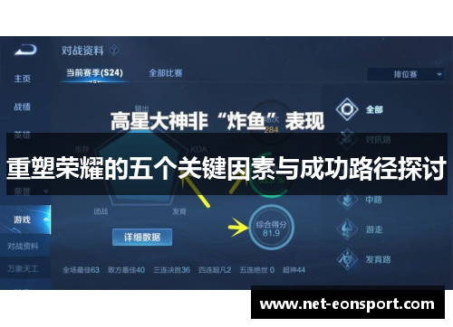 重塑荣耀的五个关键因素与成功路径探讨